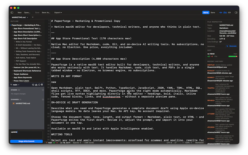 Paperforge screenshot 4