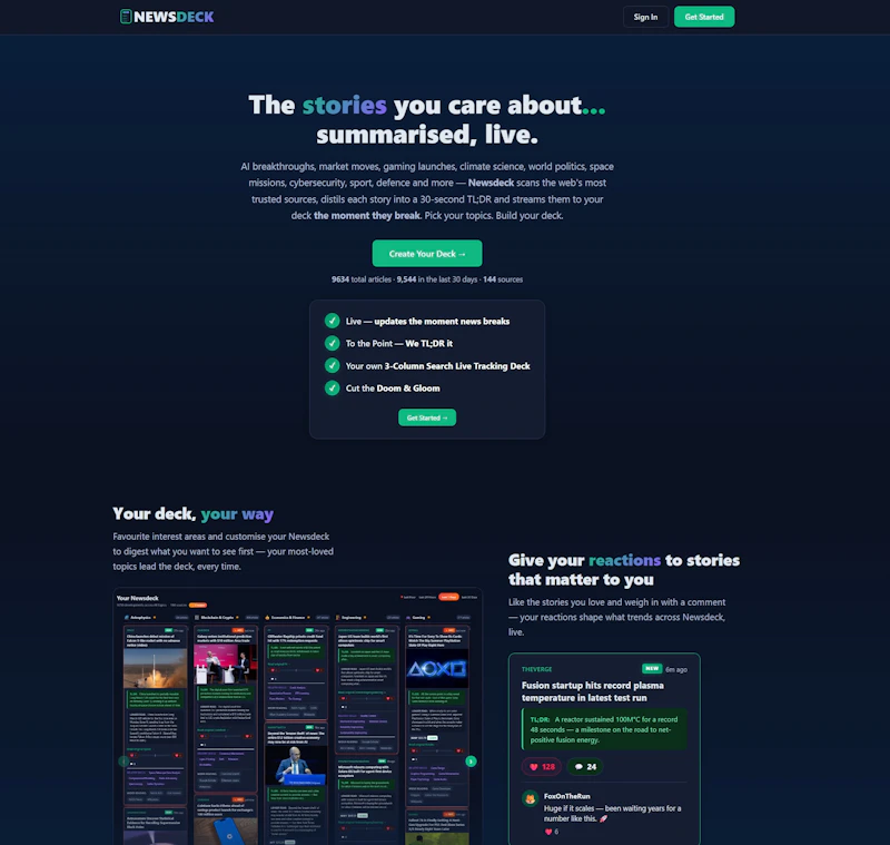 Newsdeck.live launches TODAY! screenshot 3