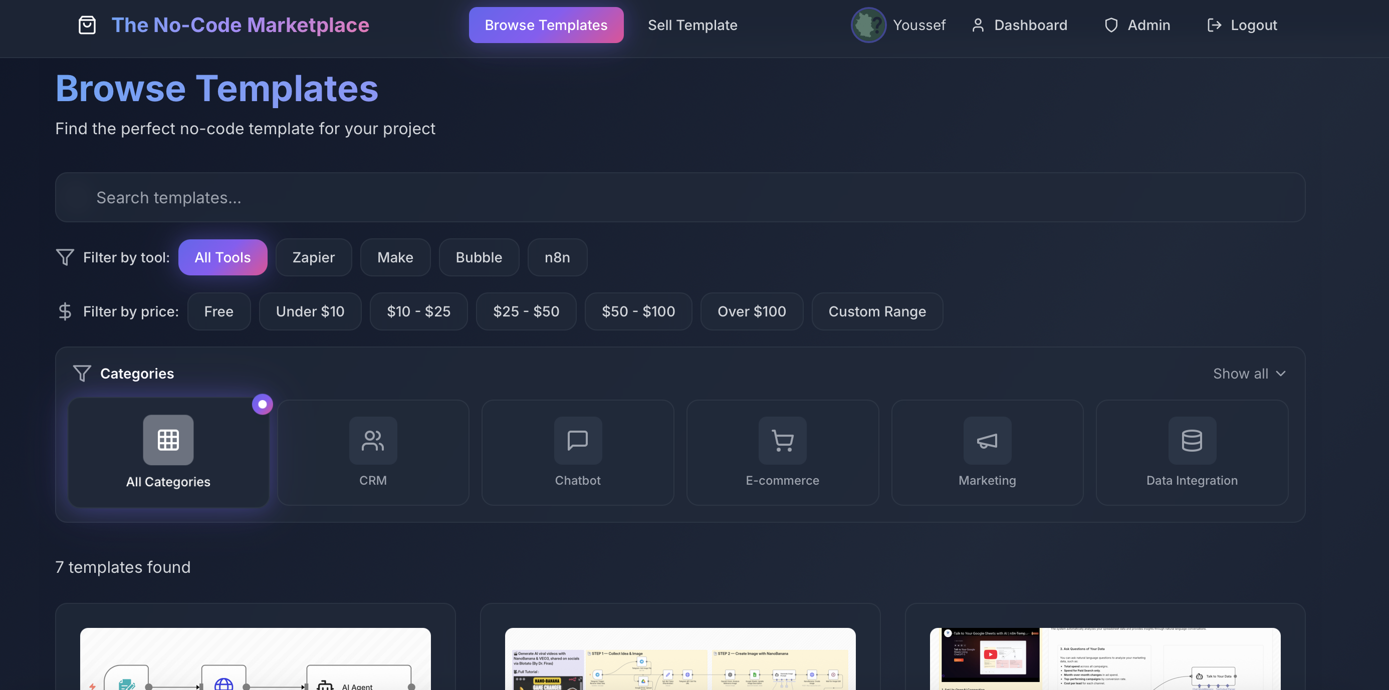 The No-Code Marketplace gallery image