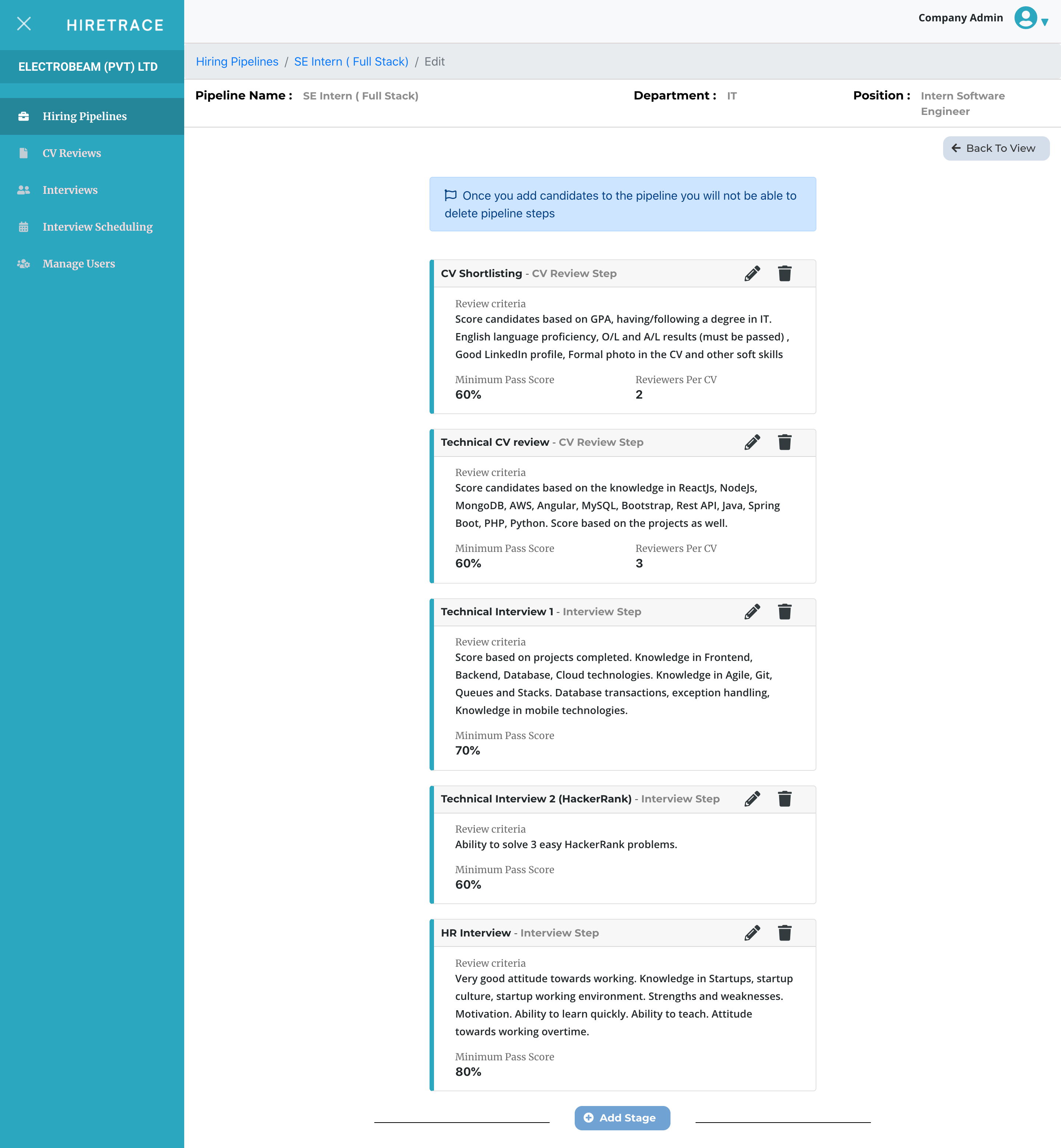 HireTrace gallery image