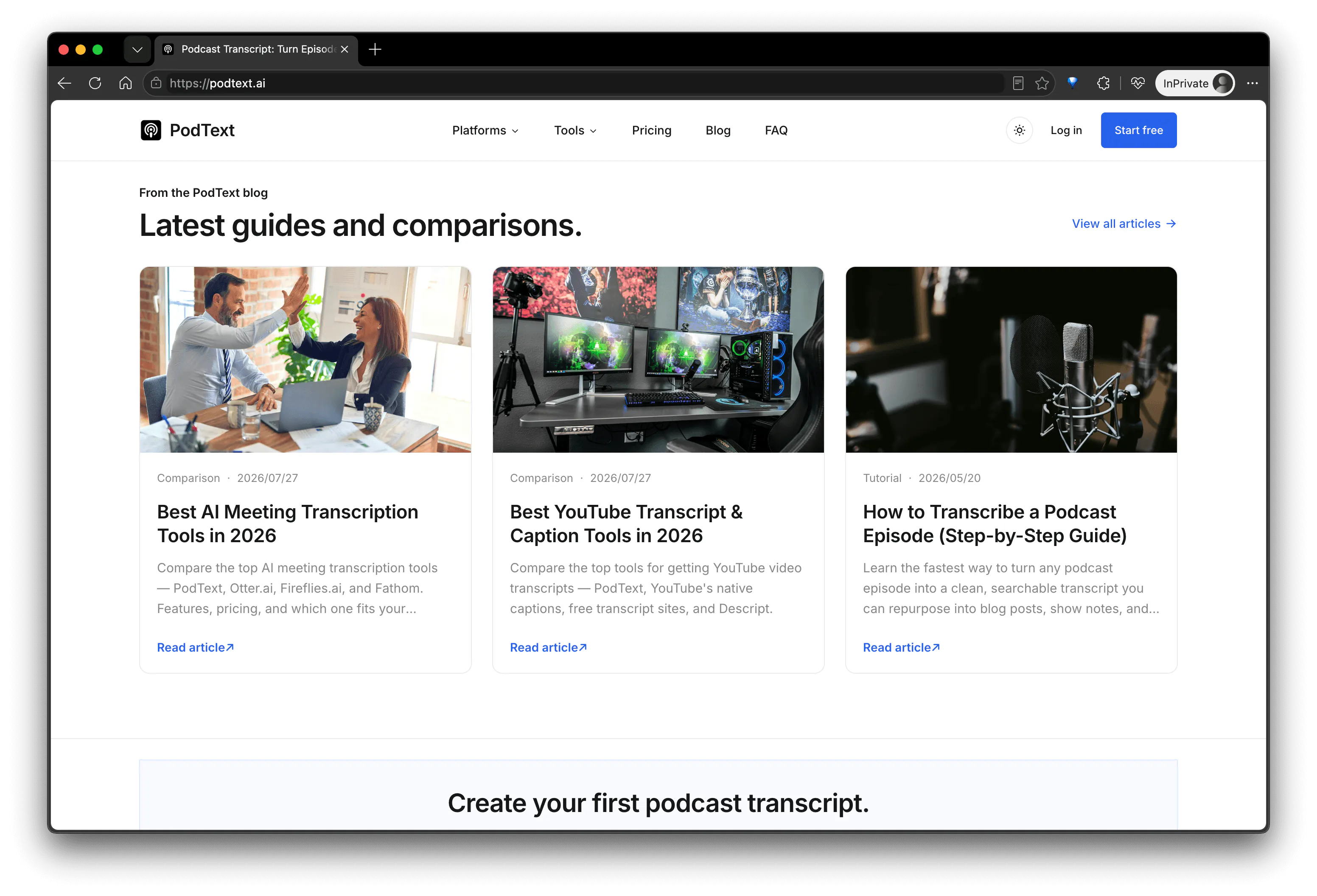 PodText gallery image