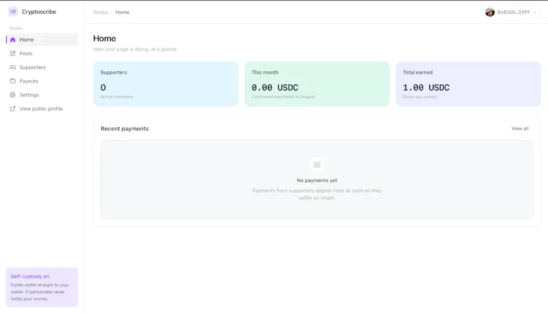 Cryptoscribe screenshot 2