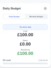 Budget Tracker gallery image