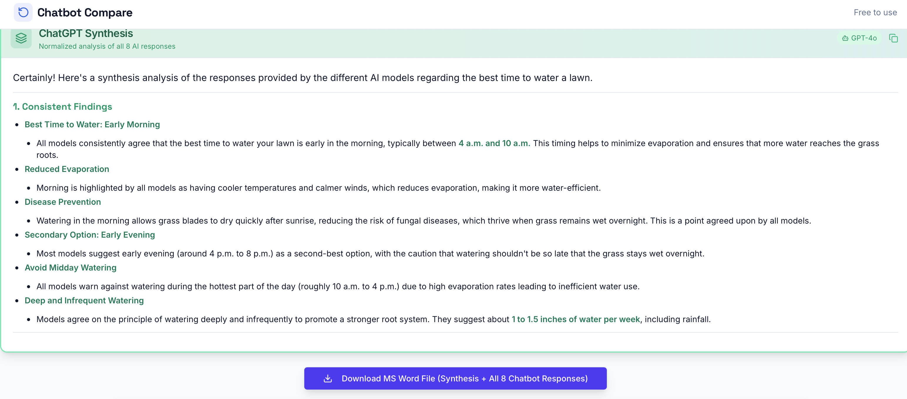 Chatbot Compare gallery image