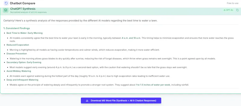 Chatbot Compare screenshot 3