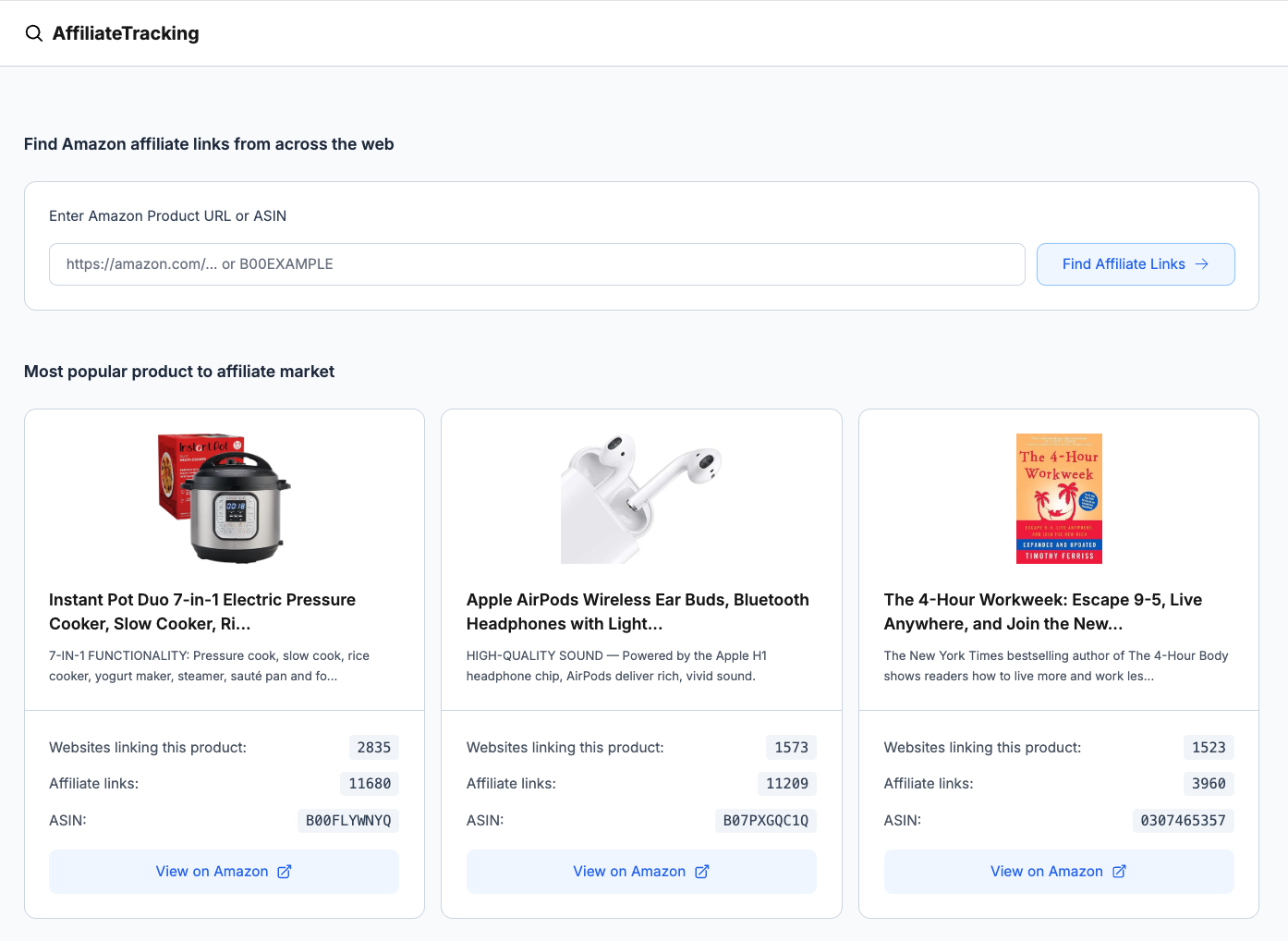 제휴 추적 - 제품 마케팅 담당자를위한 Amazon Affiliate Intelligence 도구 미디어 1