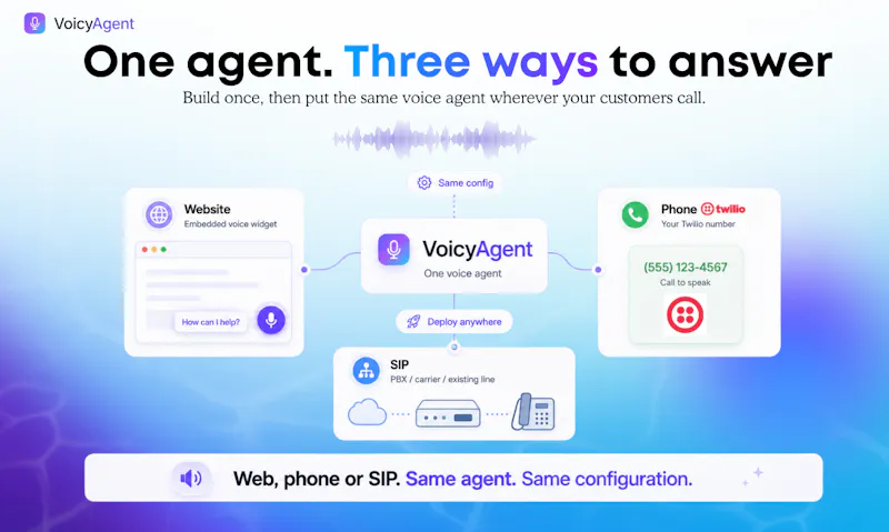 VoicyAgent - Build voice agents by chat screenshot 7