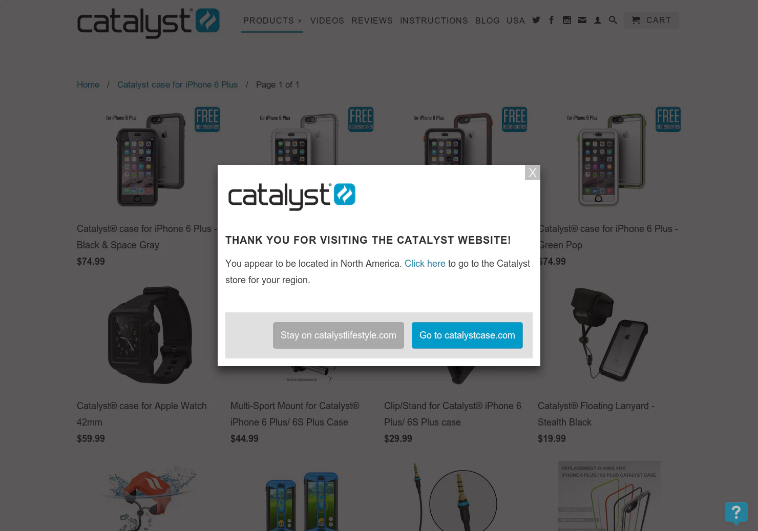 Catalyst iPhone 6 + Case