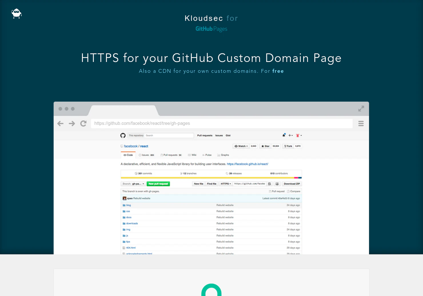 Kloudsec for Github Pages