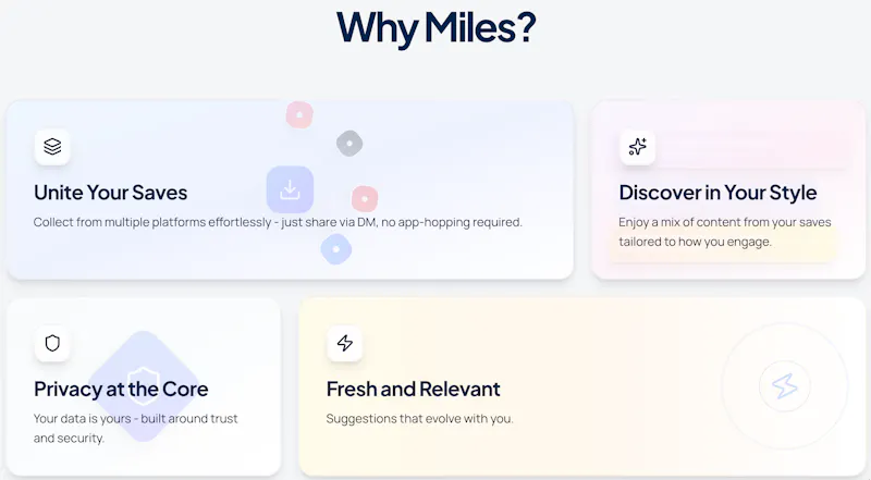 Miles screenshot 2