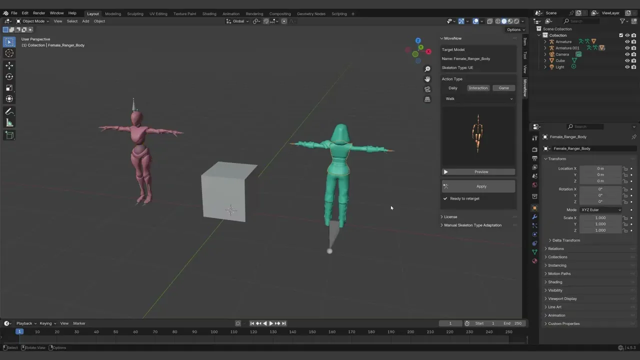 MoveNow (Add-on for Blender) gallery image