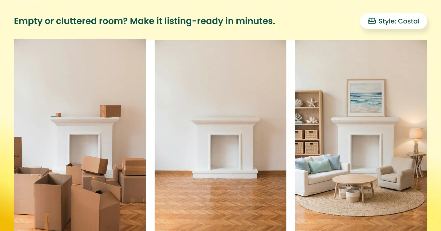 Property listing into marketing content gallery image