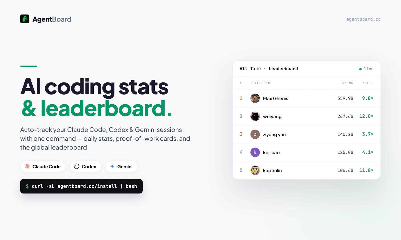 AgentBoard screenshot 1