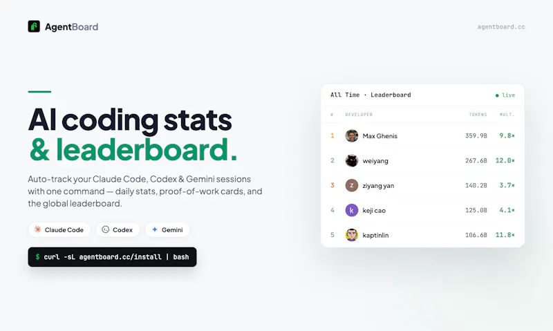 AgentBoard screenshot 1