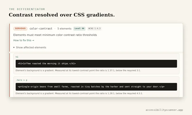 Accessibility Scanner screenshot 3