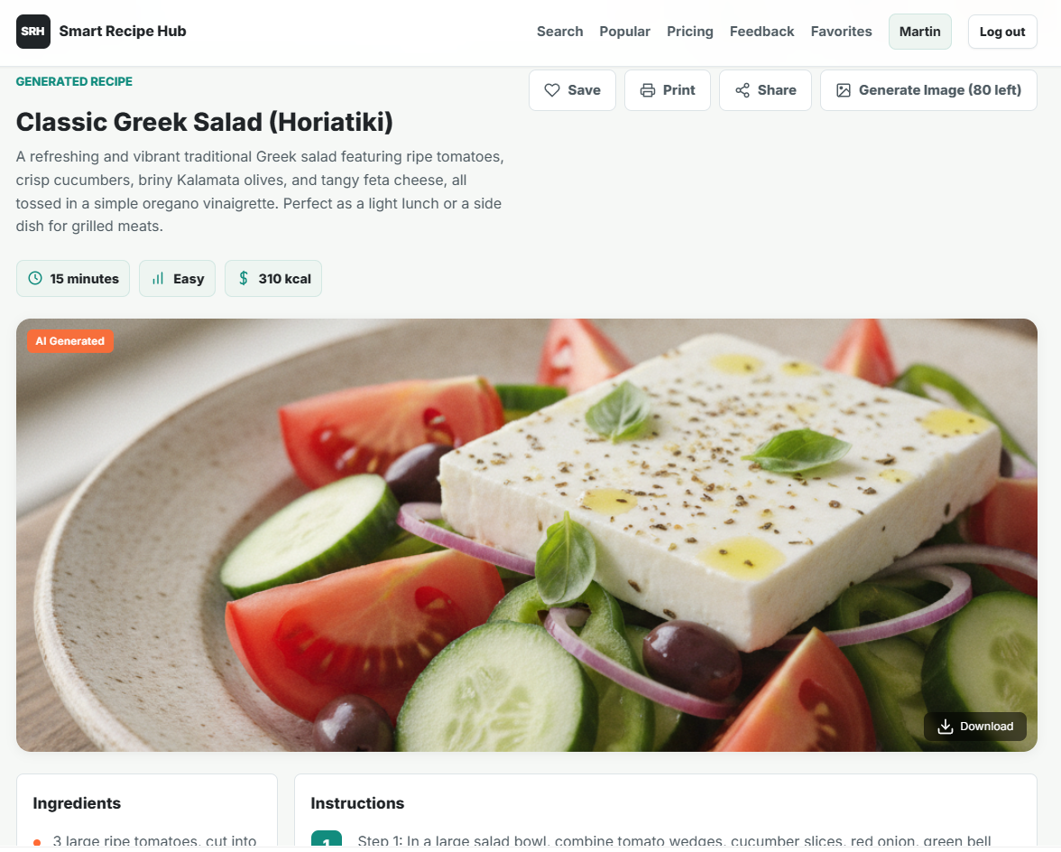 Smart Recipe Hub gallery image