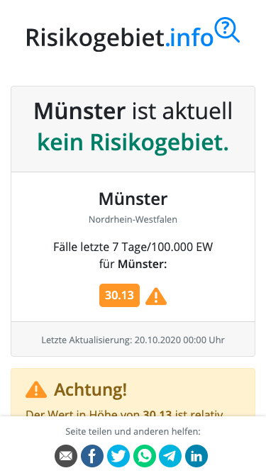 ► Ist meine Region ein Risikogebiet? gallery image