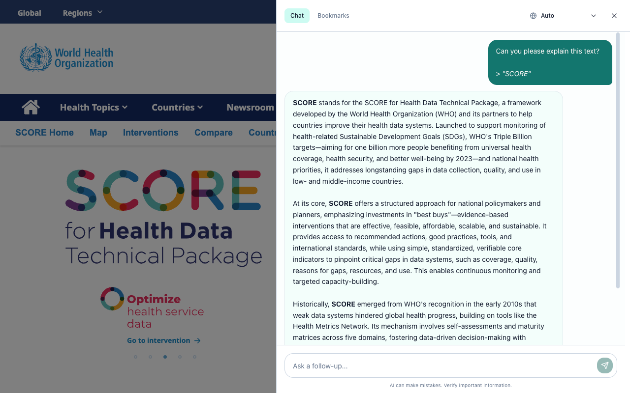 Text Clarifier AI for Chrome gallery image