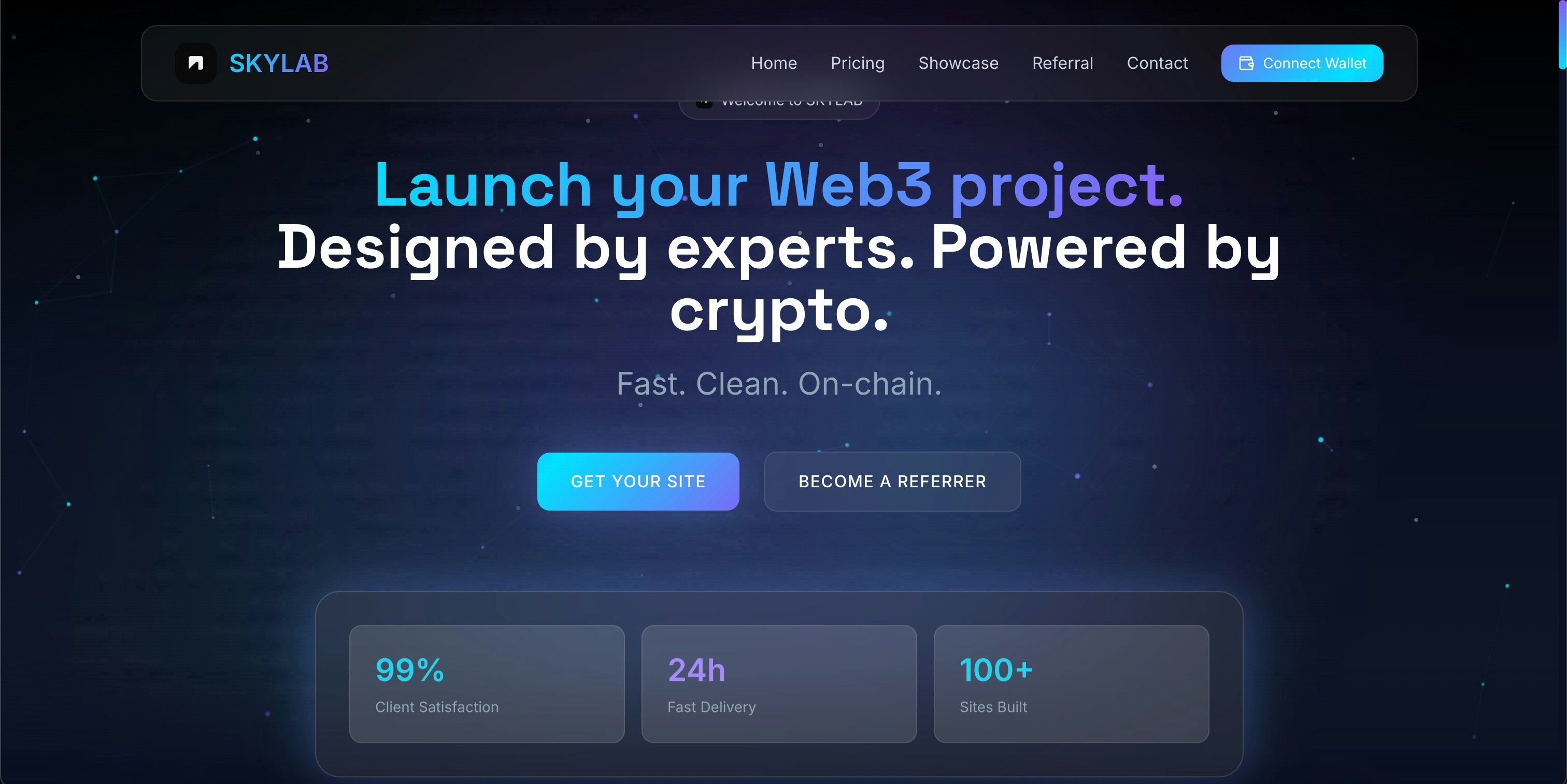 SKYLAB - Web3 website studio medya 2