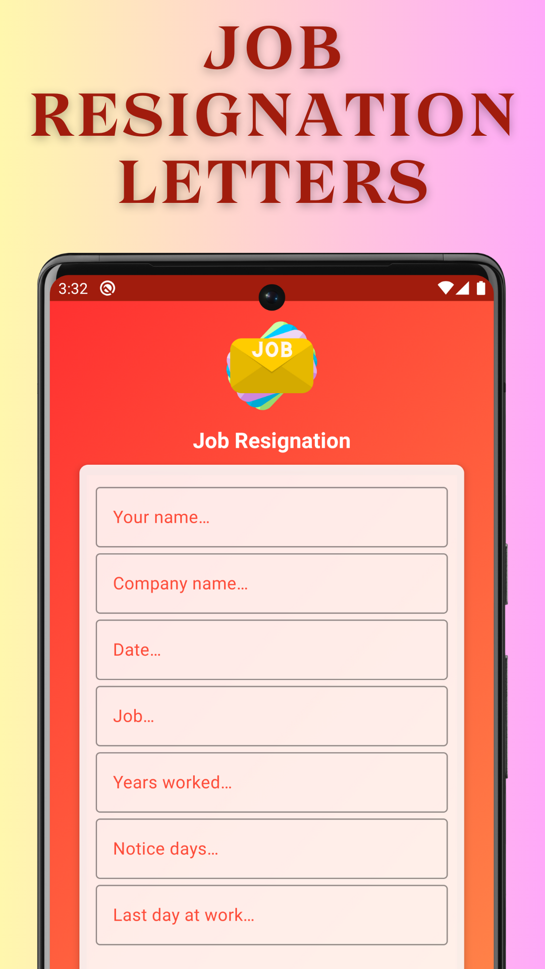 Android के लिए नौकरी पत्र जनरेटर - आसानी से अपने स्वयं के नौकरी पत्र उत्पन्न करें, जैसे नौकरी इस्तीफा मीडिया 2
