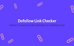 Dofollow Link Checker media 1