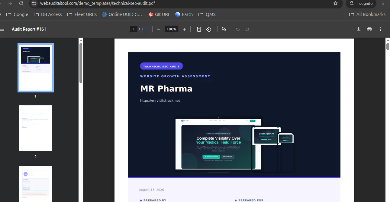 WebAudit AI gallery image
