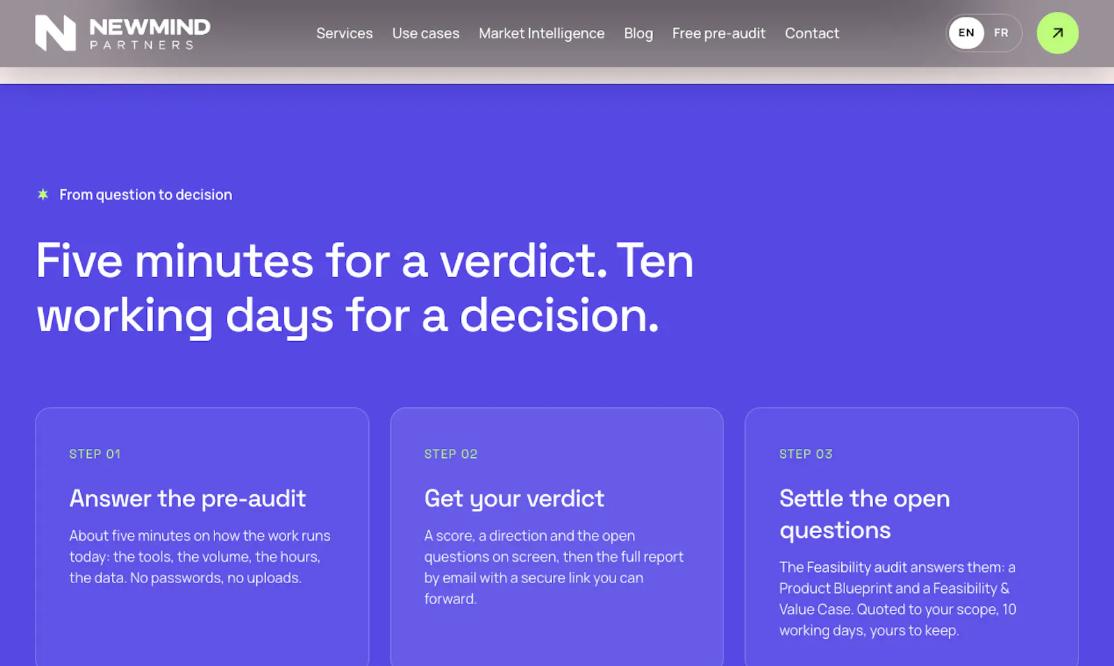Newmind Free AI Pre-audit screenshot 3