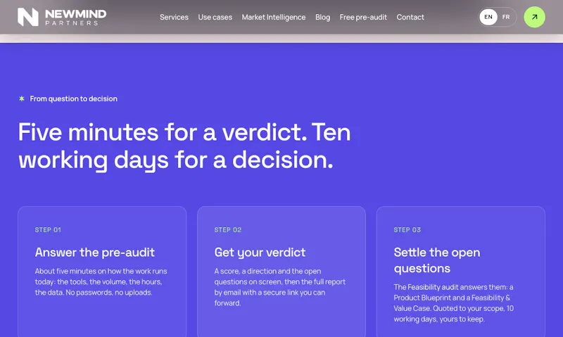 Newmind Free AI Pre-audit screenshot 3
