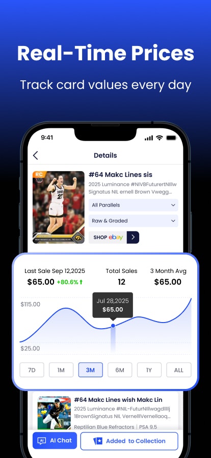 CardX AI: Sports Card Scanner - Screenshot 4 showing product features and functionality