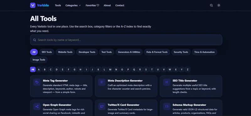 Varkido screenshot 1