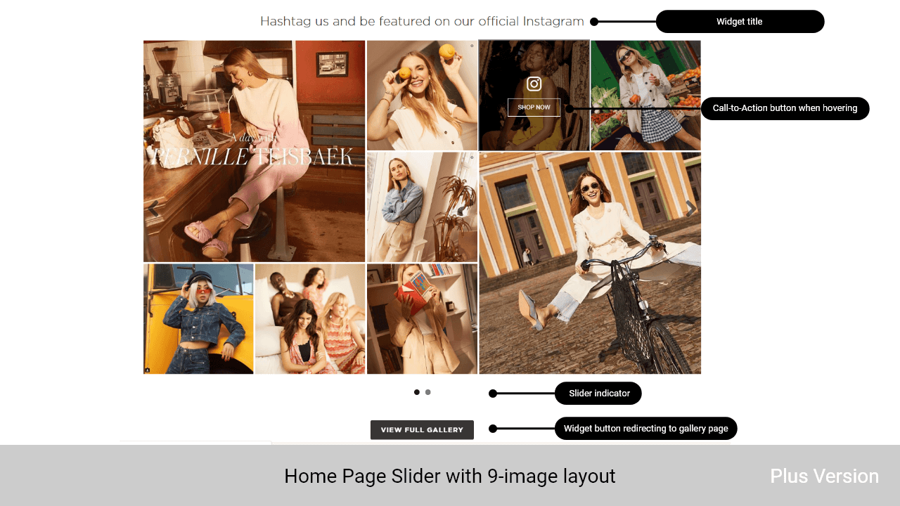Magento Instagram Extension gallery image