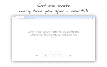 Wisdom Quotes Chrome Extension gallery image