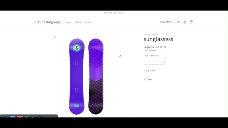B2B Lock & Hide Price for Shopify screenshot 1 (video preview)
