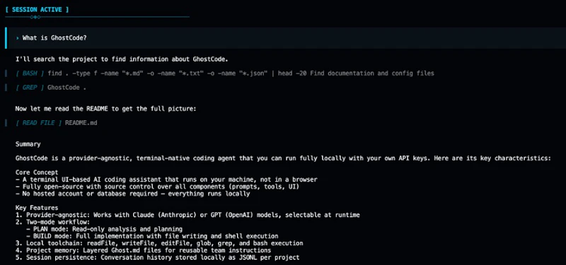 GhostCode screenshot 2