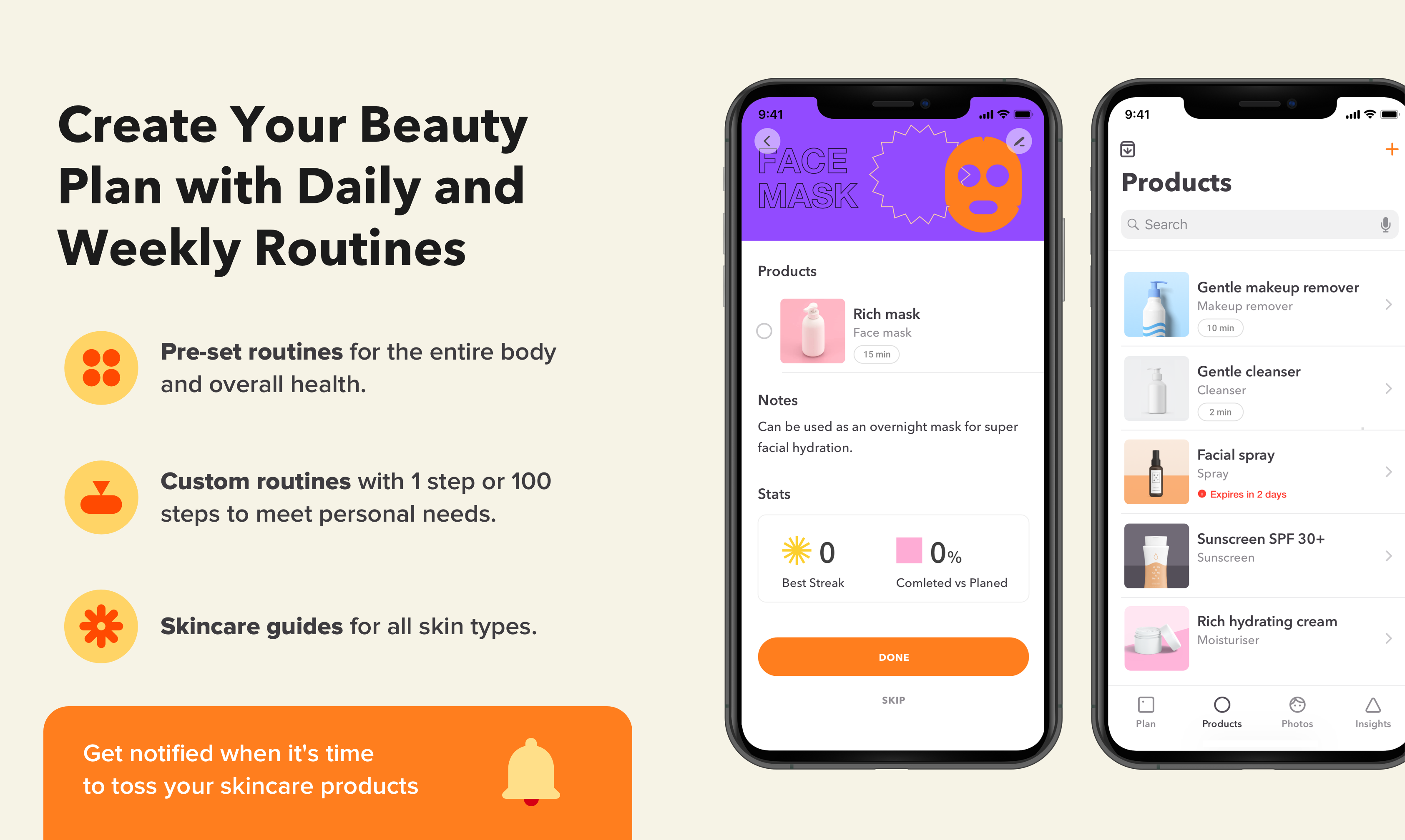 BasicBeauty -Skincare Tracker＆Journal - 健康的な習慣を築き、あなたの肌をよりよく知るようになりますメディア2
