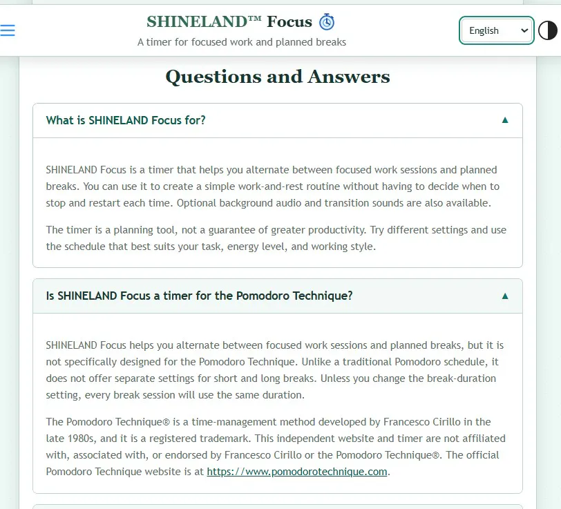 SHINELAND™ Focus gallery image