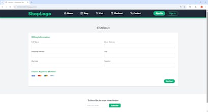 Full eCommerce Website Template gallery image
