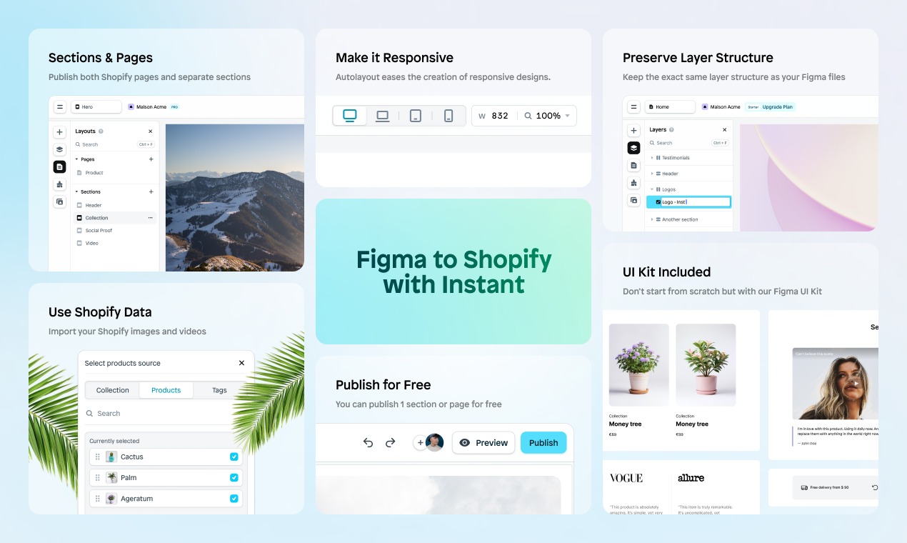Figma to Shopify ด้วยทันที media 3