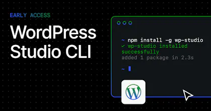 WordPress Studio CLI gallery image