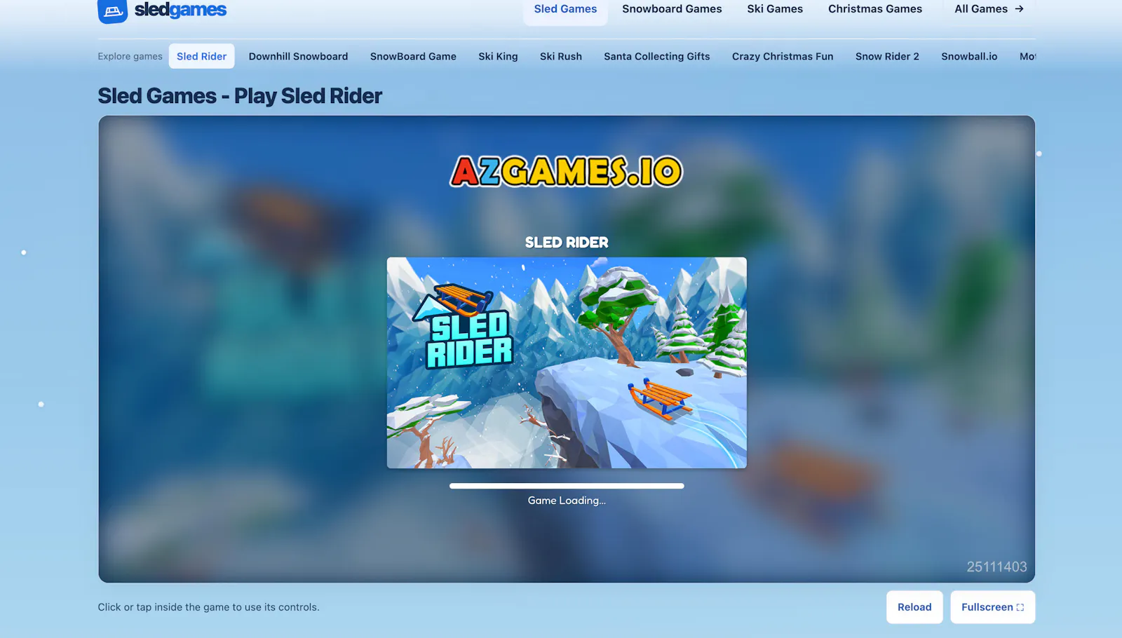 Sled Games screenshot 1