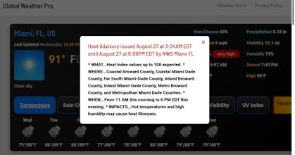 Global Weather Pro gallery image