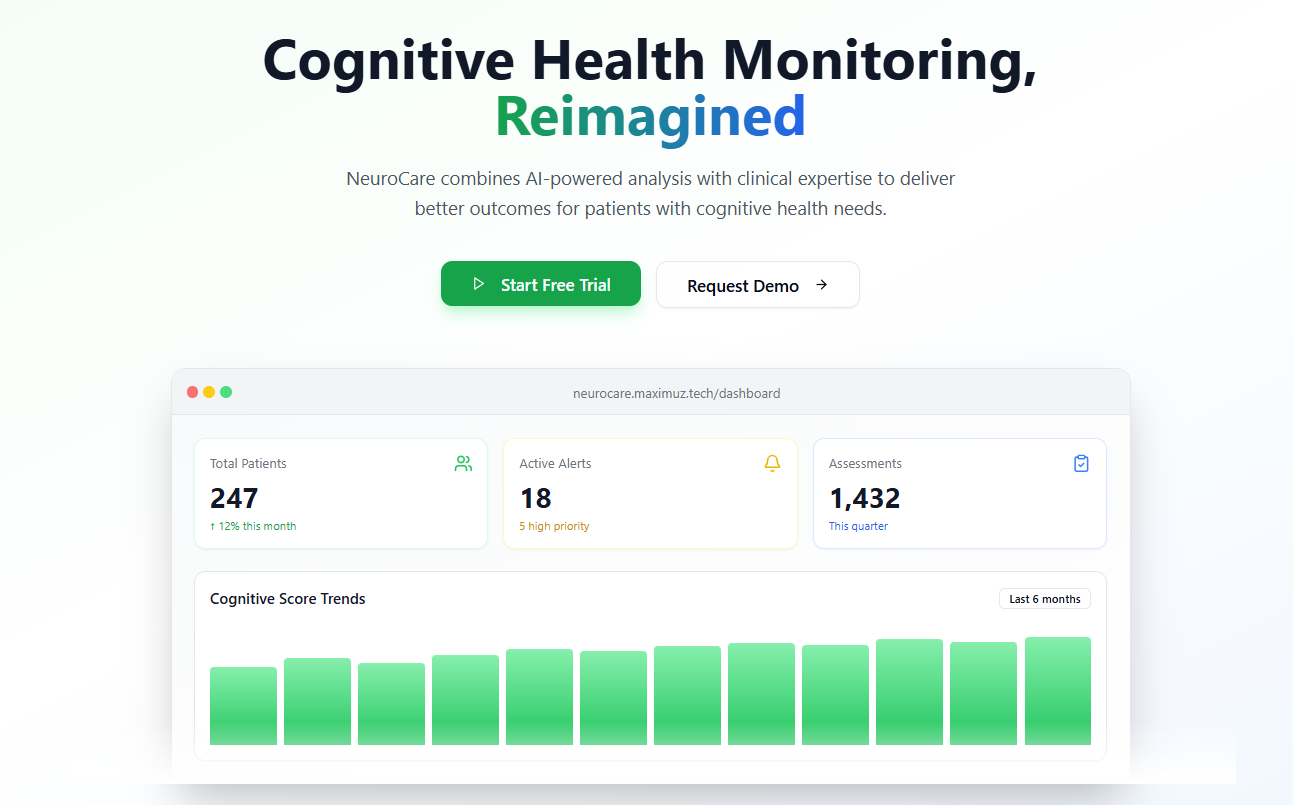 NeuroCare - Screenshot 5 showing product features and functionality