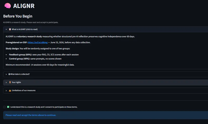 ALIGNR screenshot 1
