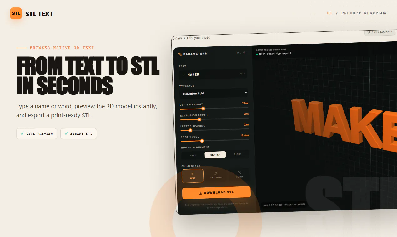 STL Text gallery image