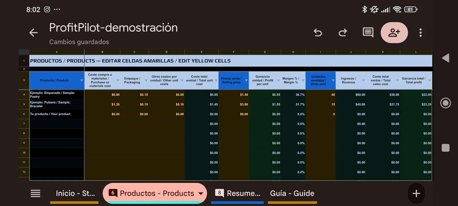 ProfitPilot screenshot 2