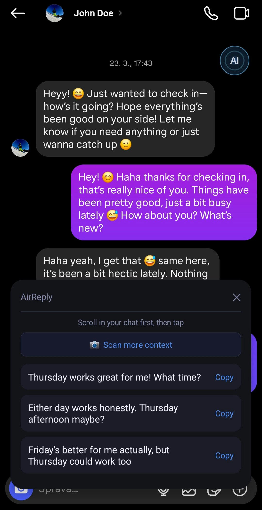 AirReply gallery image