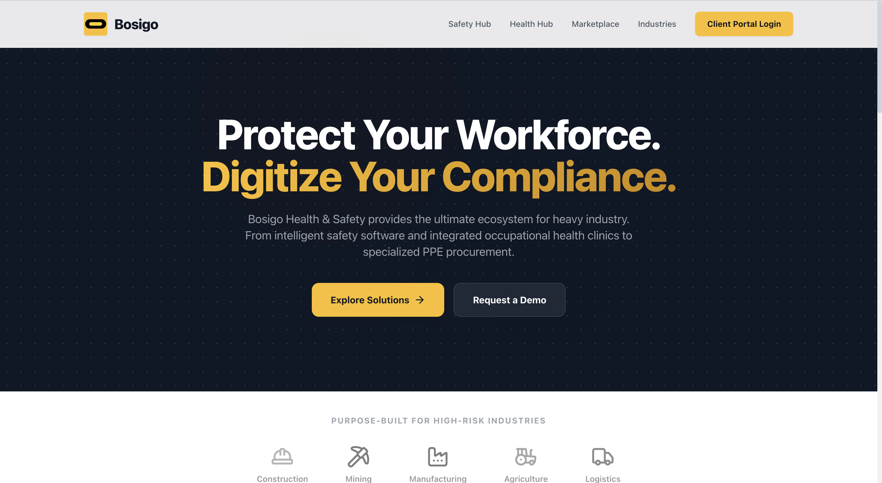 Bosigo Health & Safety 대표 미리보기