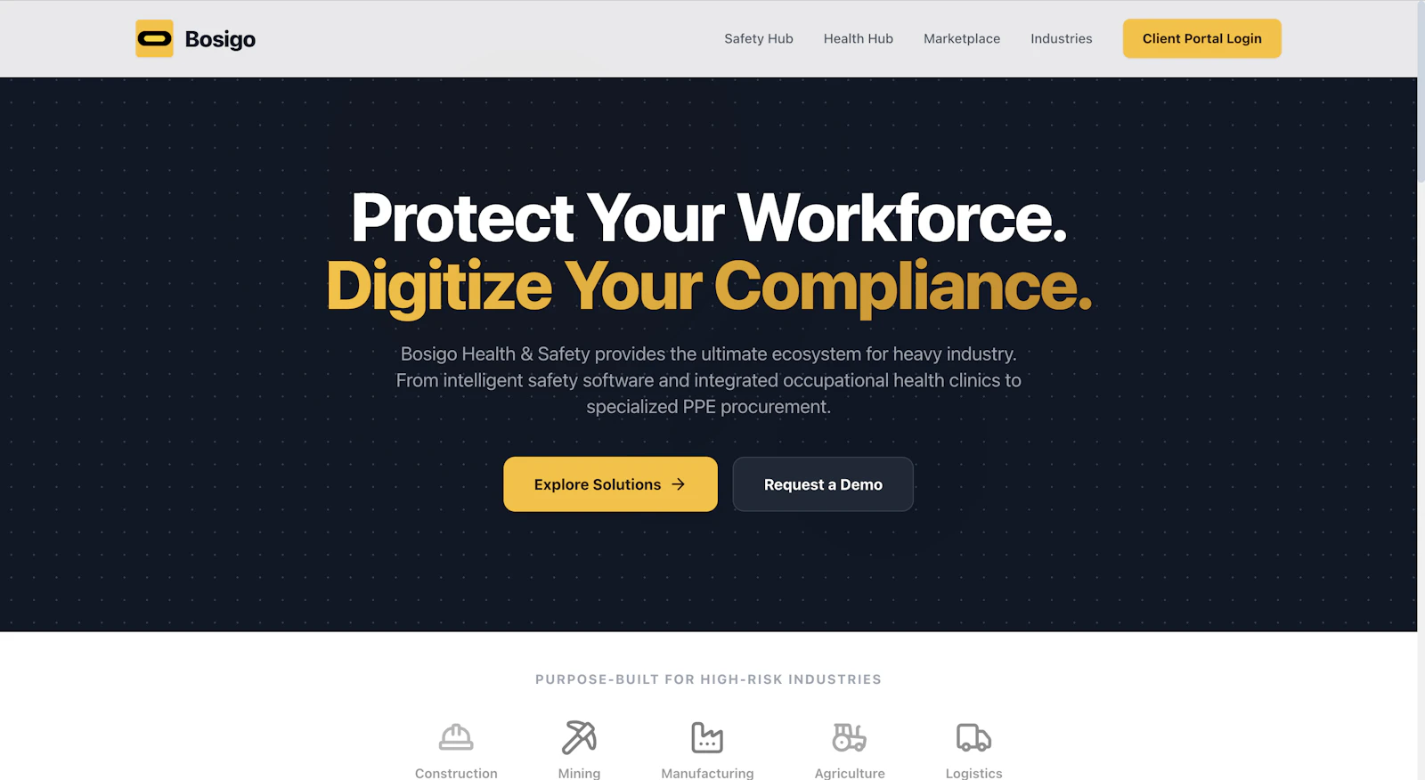 Bosigo Health & Safety screenshot 1