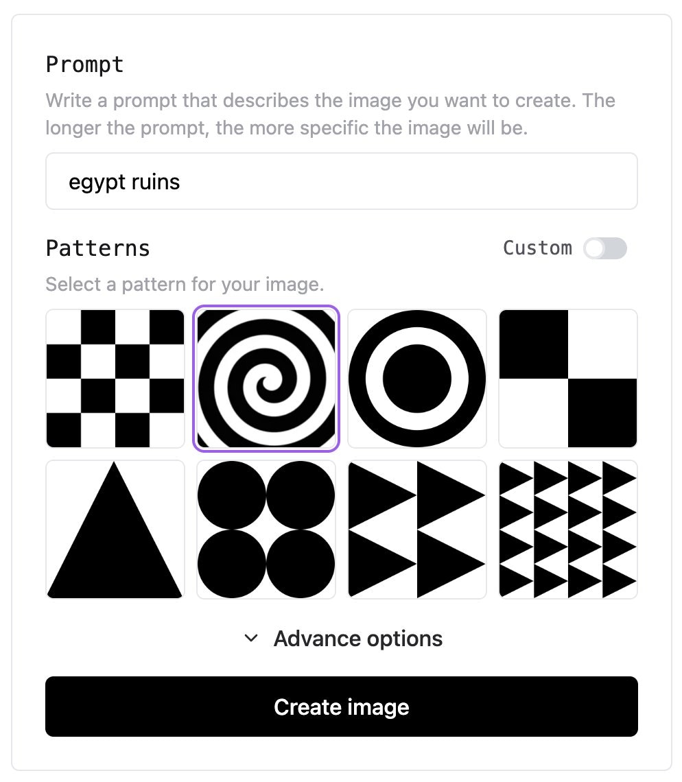 MonsterImage.AI - एआई के साथ शांत पैटर्न चित्र बनाएं मीडिया 1