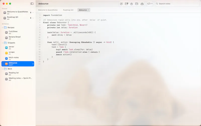 QuackNotes screenshot 14